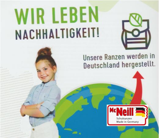 mcneill schulranzen nachhaltig hergestellt deutschland auswahl angebot beratung edelbauer puchheim muenchen starnberg dachau