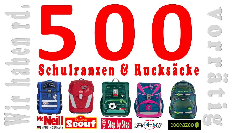 Schulranzen Schulrucksack ergobag satch scout mcneill step by step derdiedas beratung angebot muenchen puchheim starnberg dachau