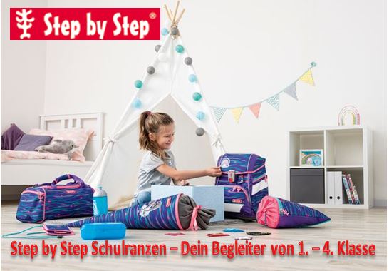 step by step schulranzen beratung auswahl angebot edelbauer puchheim muenchen dachau starnberg ffb